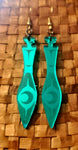 Mirror paddle earrings