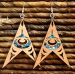 Arrowhead Abalone Earrings